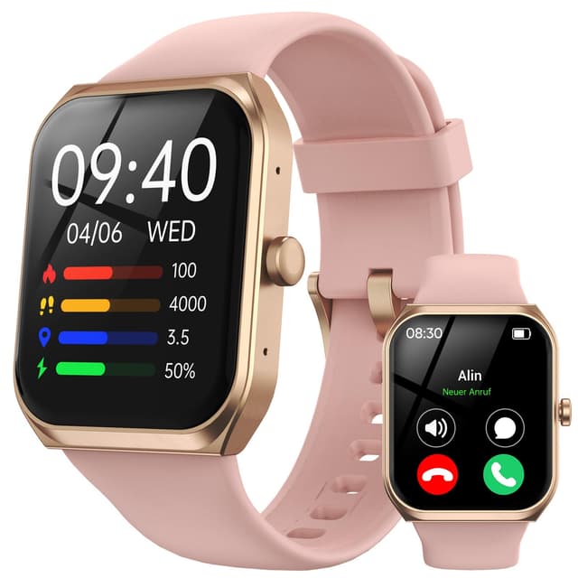 TUYOMA Smartwatch Damen mit Telefonfunktion - 1,91" Smart Watch IP68 Wasserdicht ⌚🔧