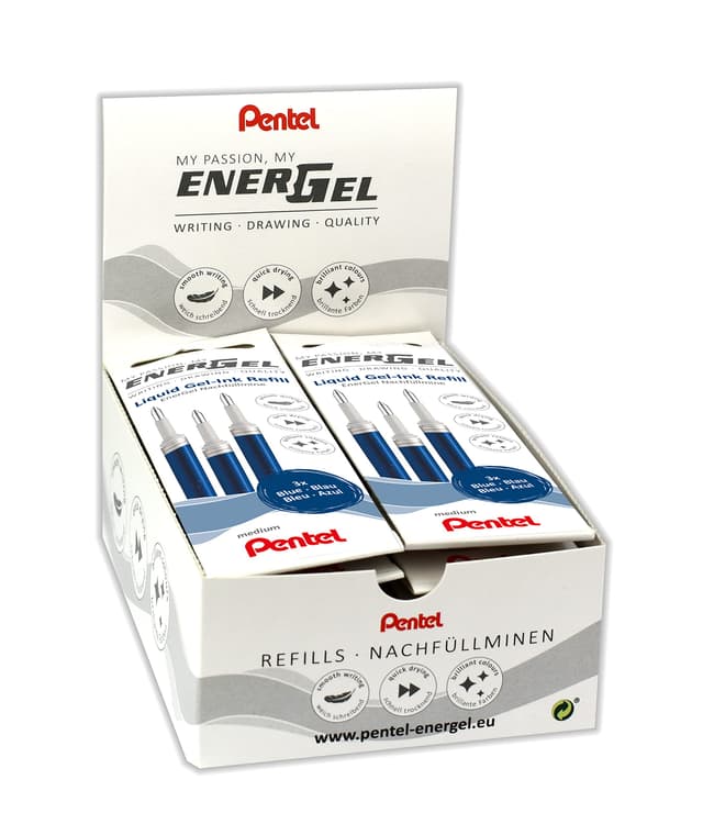 Sonderangebot: Pentel EnerGel LR7 Nachfüllmine für 0.7 mm Gelschreiber, blau (12 x 3 Stück) 🖊️💙