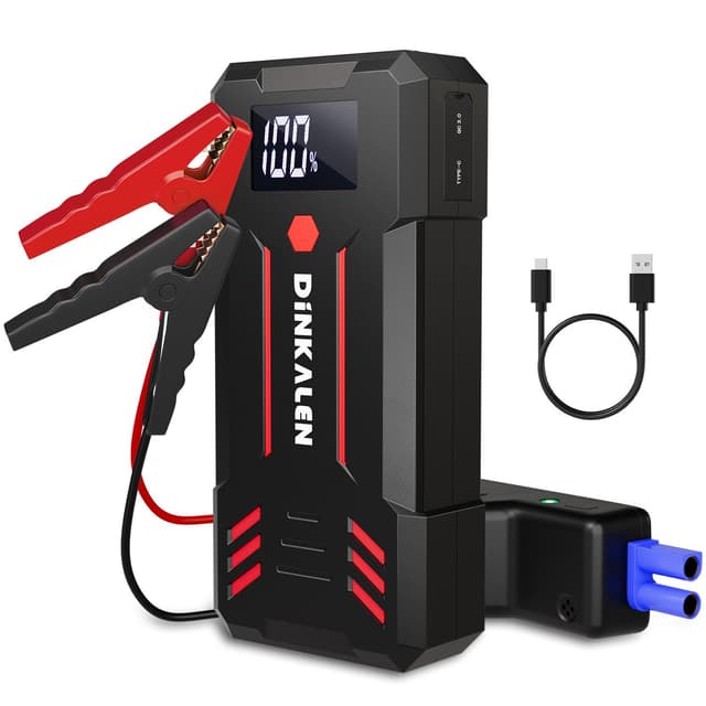 Starthilfe Powerbank 12V - Auto Starthilfe mit LED-Taschenlampe