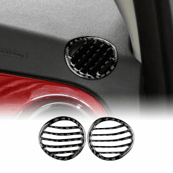 🚗 KUNGKIC Für Fiat 500 2008-2023 Abarth 595 2012-2023 Auto Dashboard Dekorative Kohlefaser Aufkleber 🛠️