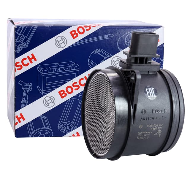 🚗 Bosch Automotive 0281006147 Luftmassenmesser - Speziell entwickeltes Design für mikromechanische Sensorelemente