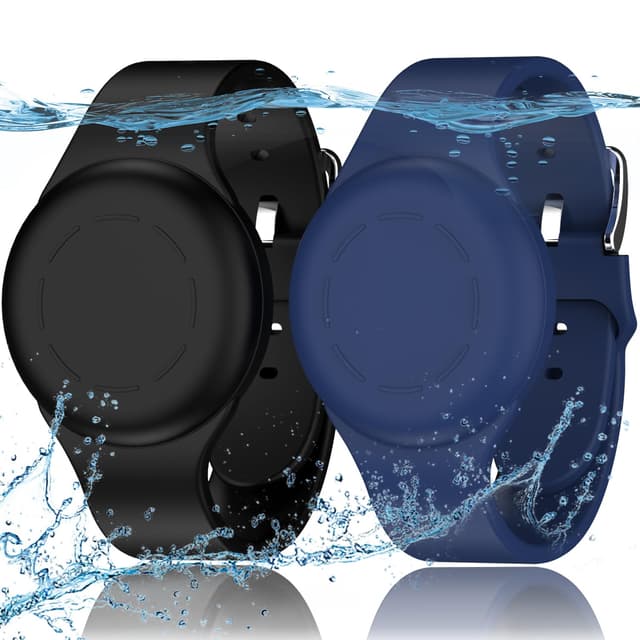 🌟 R-fun Wasserdichte Air Tag Armbänder für Kinder [2 Pack] 🌈