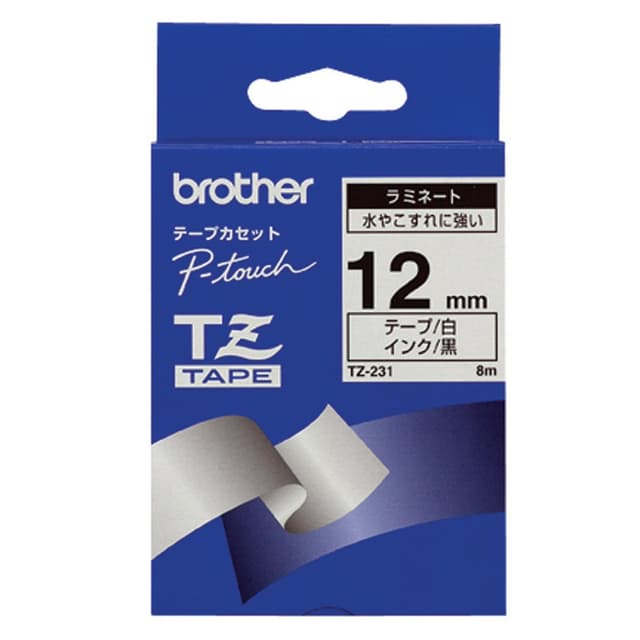 🔖 Brother TZE231 TZe-231 P-touch Schriftband 12mm breit 8m lang