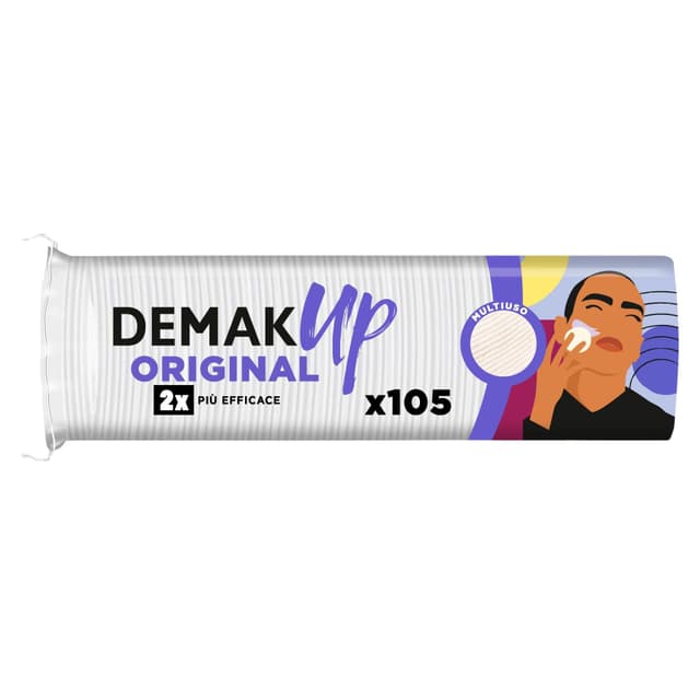 🌟 Demak'up Original Set 105 Wattepads / Abschminkpads, 1er-Set 🌟