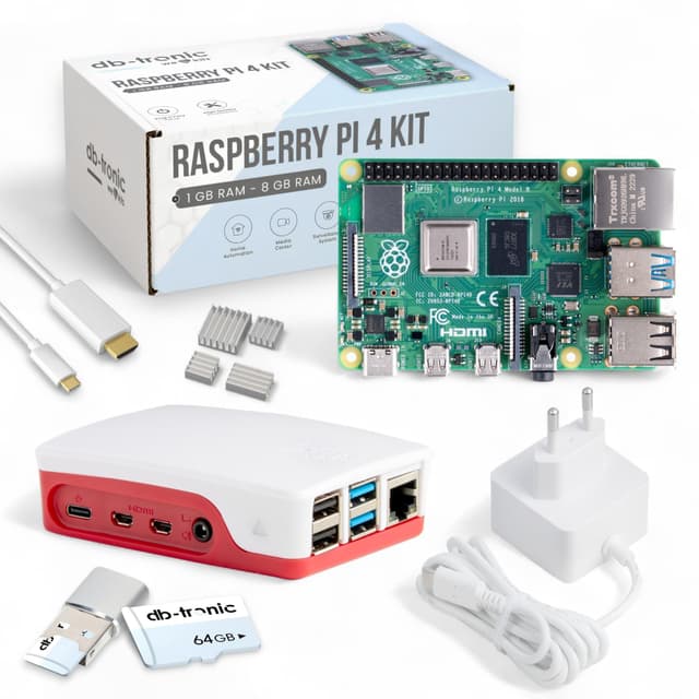 Raspberry Pi 4 2GB Starter-Kit | 64GB Edition 🚀🔥