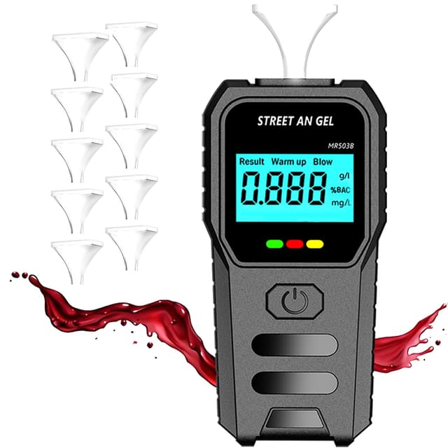 Professioneller Alkoholtester mit LCD-Bildschirm 🍺🏆