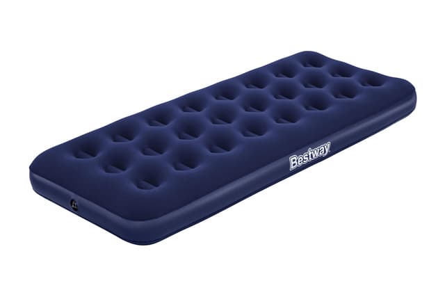 🌟 Bestway Luftbett Comfort Quest Single Size 185x76x22 cm Blau 🌟