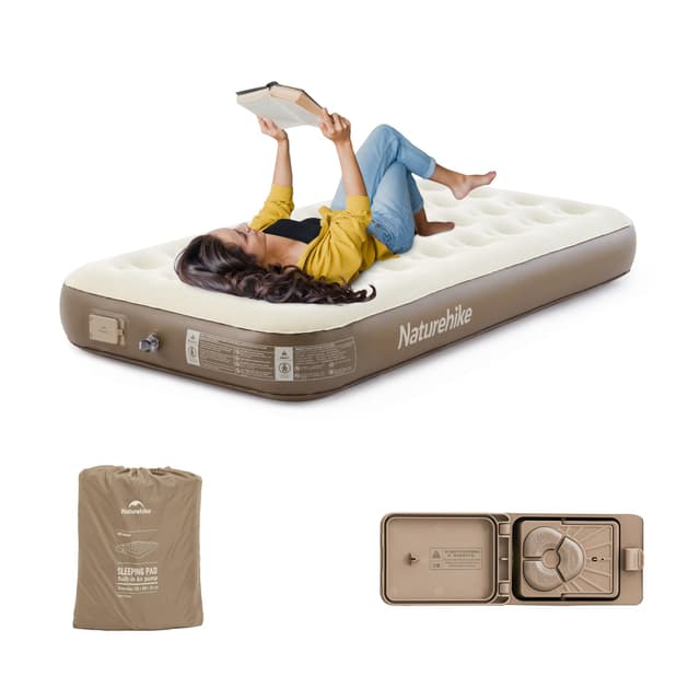 Naturehike Luftmatratze 1 Personen mit elektrischer Luftpumpe 🏕️