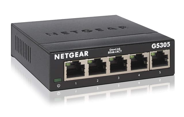 NETGEAR GS305 LAN Switch 5 Port Gigabit Netzwerk Switch 🚀🔌🖥️