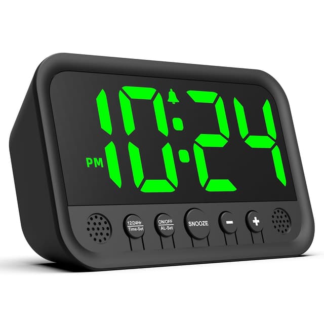 Azyh Digitaler Wecker mit Großer LED-Anzeige für das Schlafzimmer ⏰🌙