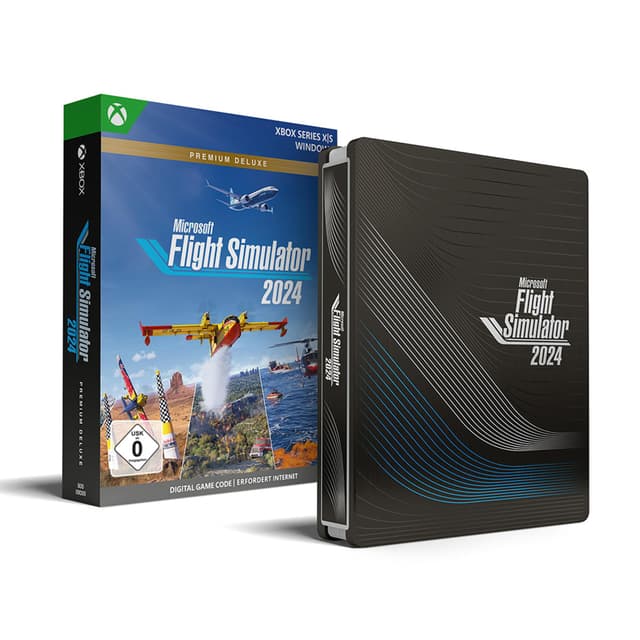 Microsoft Flight Simulator 2024 – Premium Deluxe SteelBook Edition 🛫🌍📸