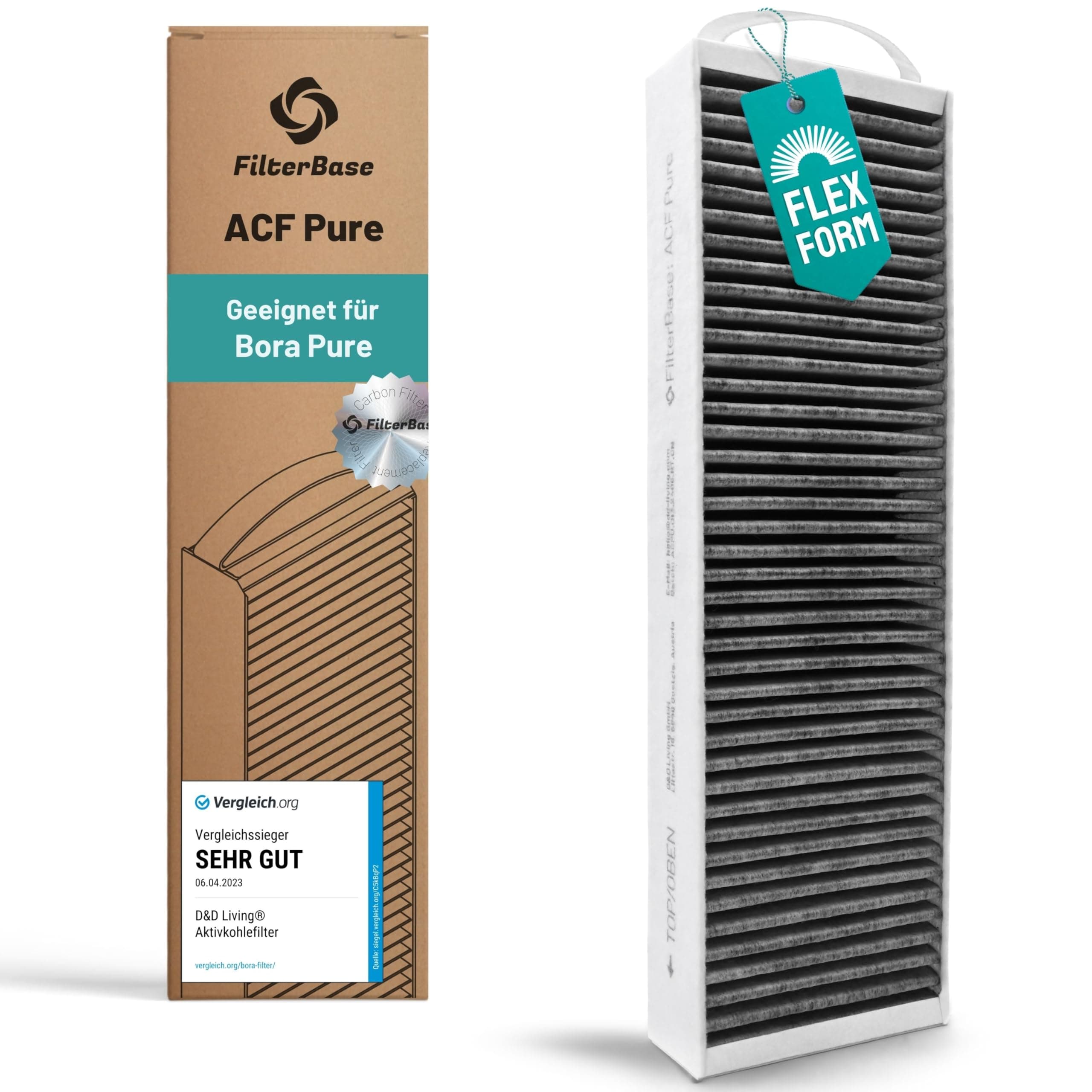 FilterBase® Aktivkohlefilter für Bora Pure | NEUES MODELL 2024 🔥