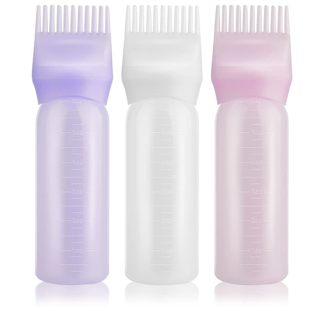 Haarfärbeflasche mit Kammkopf 🌈 Premium-Qualität und einfache Handhabung