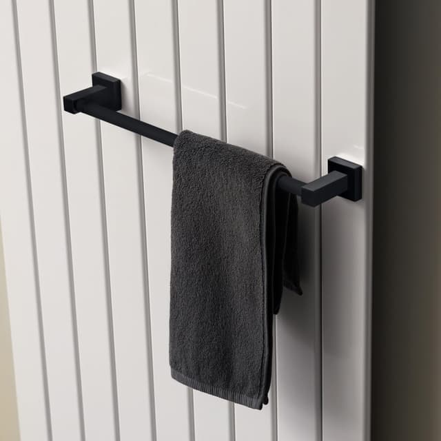 KRONWELL® Handtuchhalter Heizkörper - Magnetisch - Schwarz Matt
