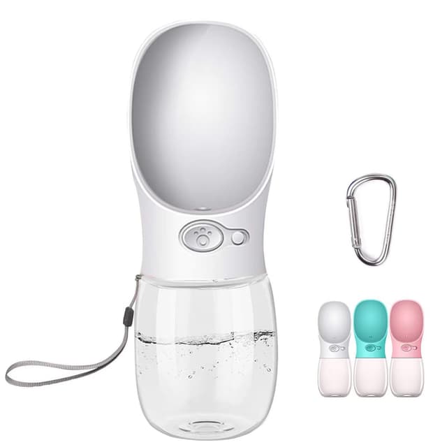 🐾 COTOP Hundetrinkflasche für Unterwegs 350ml - Weiß 🐶