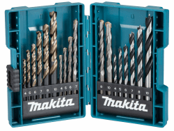🔧🔨 Makita B-49432 Bohrer-Set 18-teilig 🛠️ in Aufbewahrungsbox