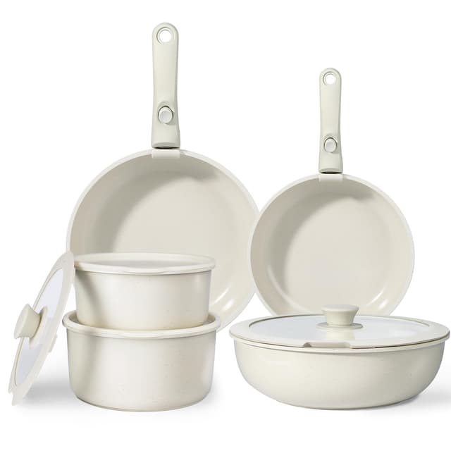 🌟Super Angebot! GiPP 11-Teiliges Topfset mit abnehmbarem Griff - Top-Qualität!🍳