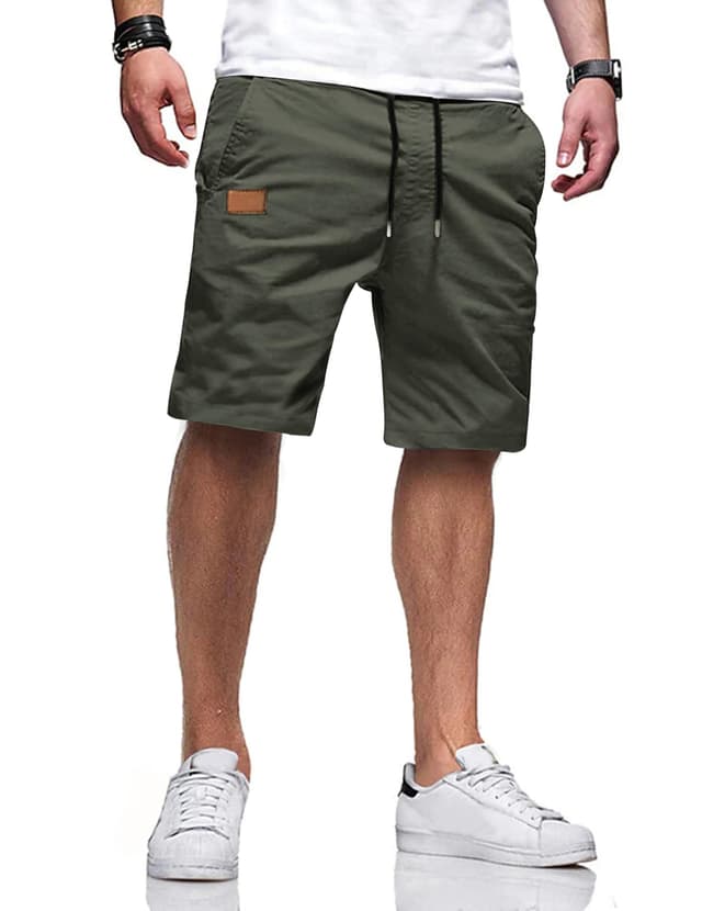 🌞 TARAINYA Kurze Herrenhosen aus Baumwolle 🩳 Sommer Chino mit Taschen