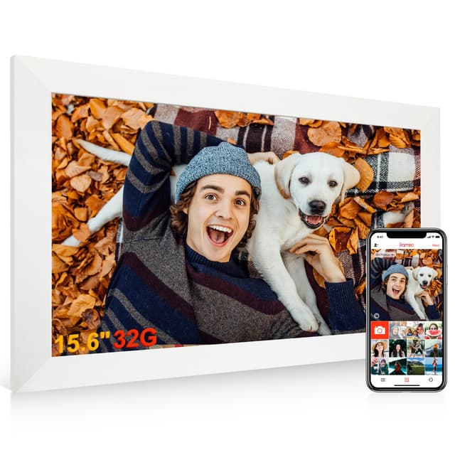 📸 Digitaler Bilderrahmen 15,6 Zoll Full-HD IPS WLAN-Fotorahmen 🖼️