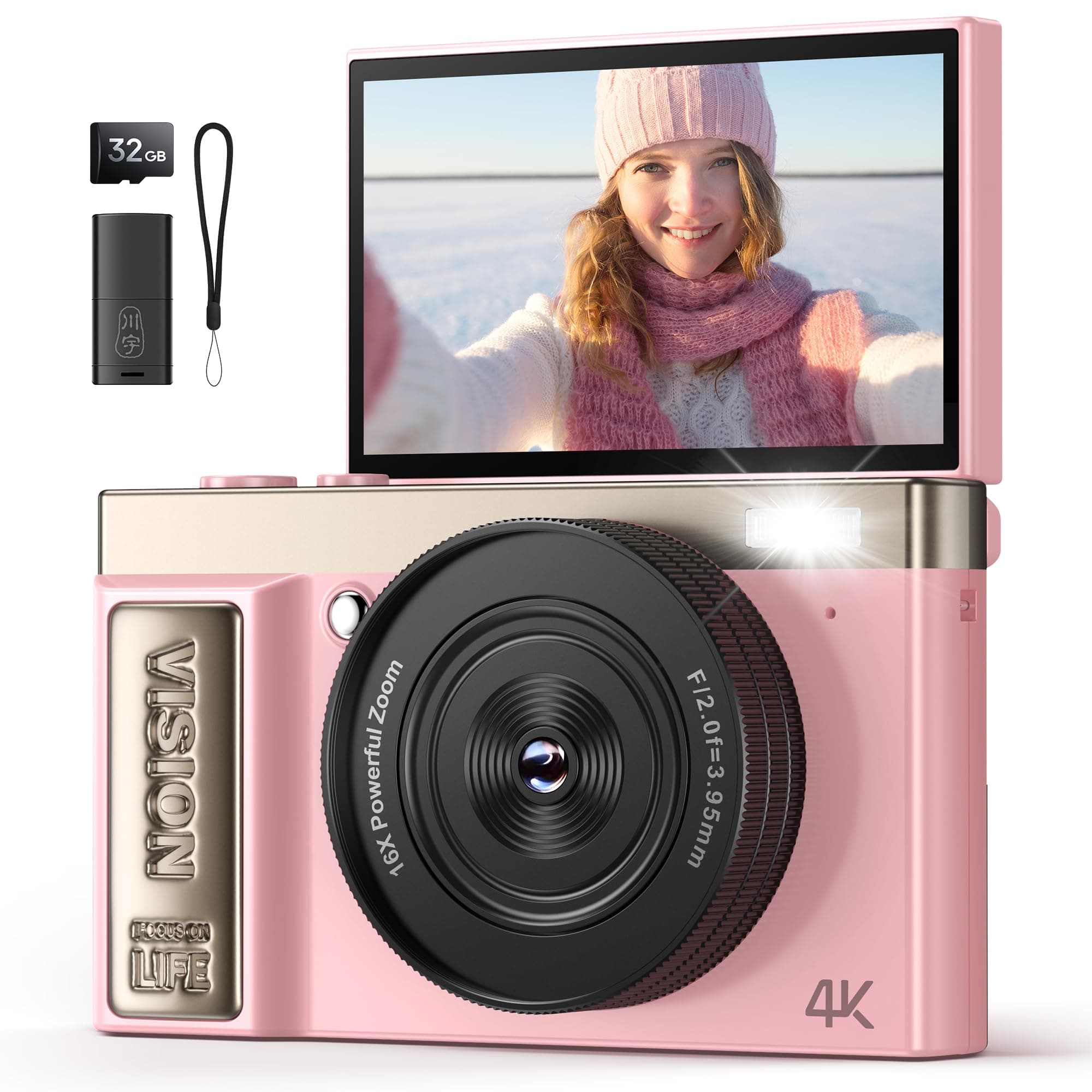 Digitalkamera 4K 64MP Kamera Fotokamera 📸