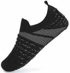 SAGUARO Hausschuhe Kinder Leichte Rutschfeste Indoor Pantoffeln für Jungen Mädchen Gr.18-37 32/33 EU Stil 082 Schwarz 🌟👧