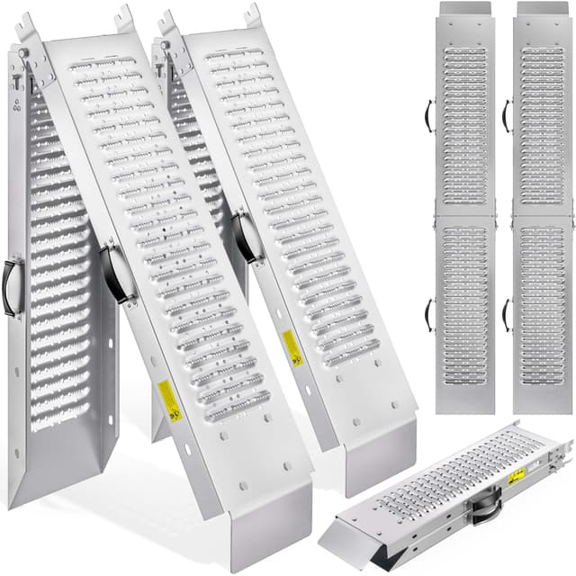 🔝 MONZANA® 2X Auffahrrampe 400kg (je 200kg) klappbar