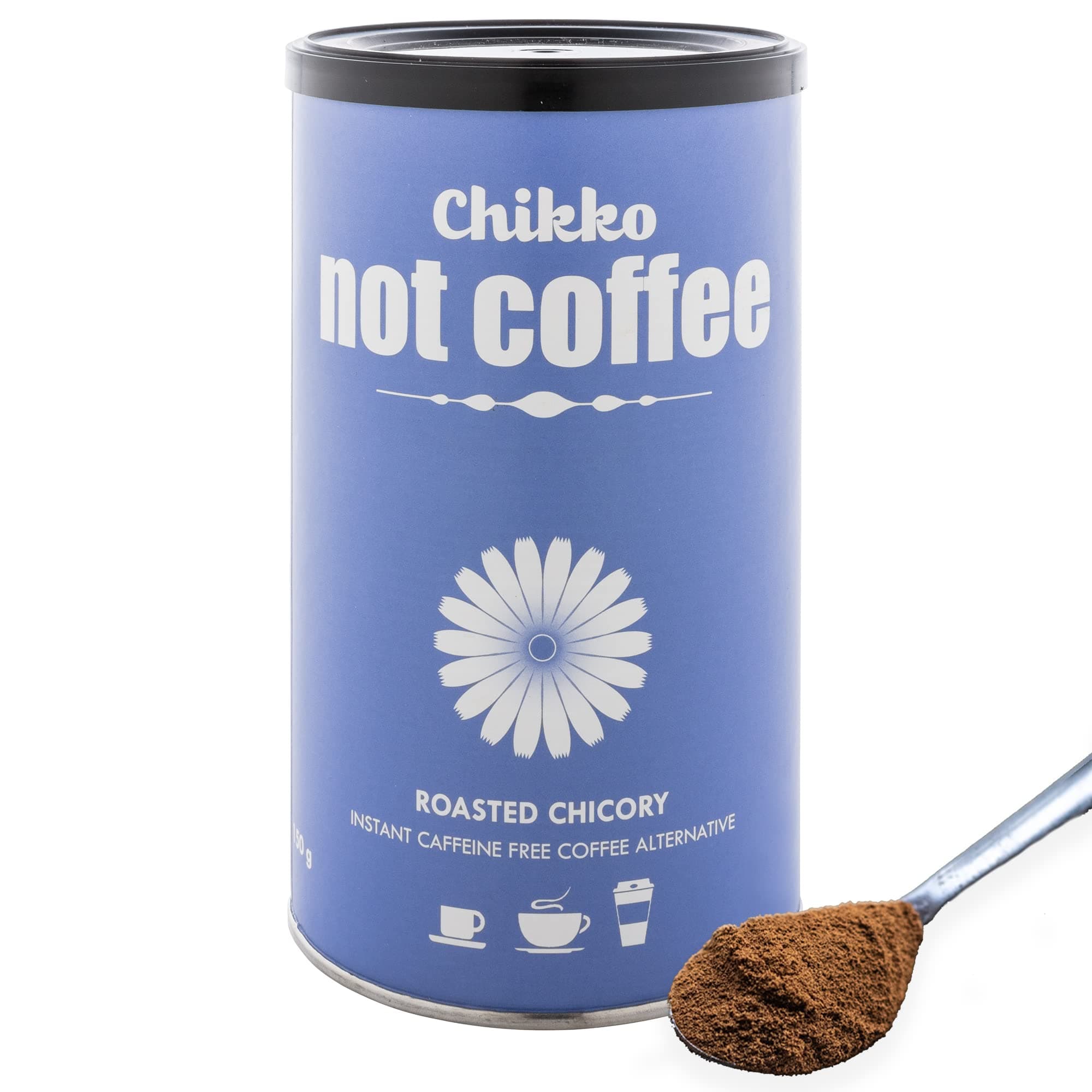 Chikko Not Coffee Bio Zichorienkaffee Kaffee, 150g - Koffeinfreie Instant-Alternative zu Kaffee ☕
