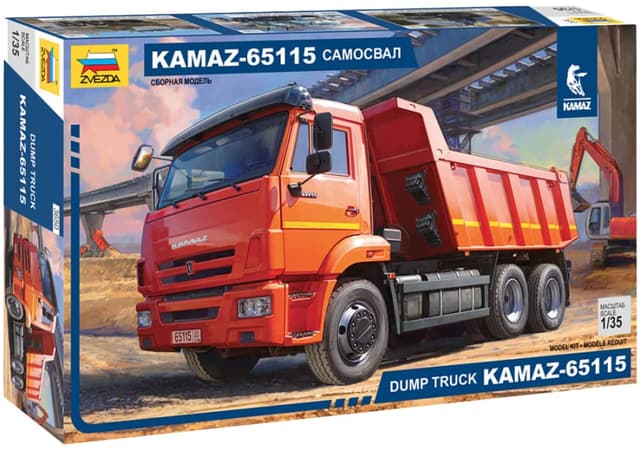 🚚 Zvezda 1/35 Kamaz 65115 Modellbausatz im Angebot! 🛠️