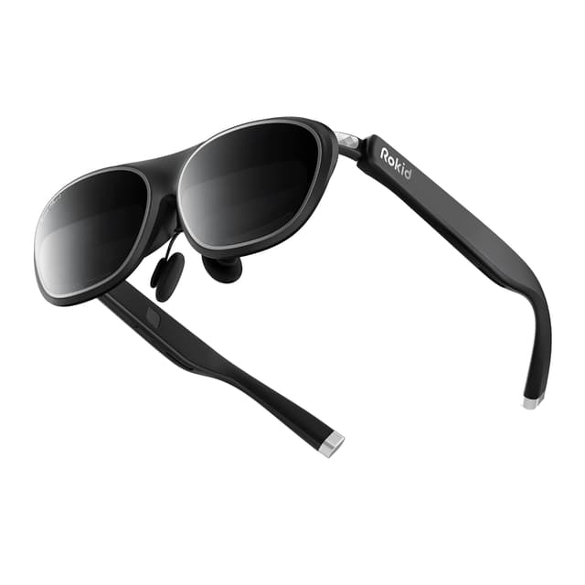Rokid Max 2 AR Brille Schwarz 🕶️ 215'' Micro-OLED Display 🌟 Myopia Adjustable 🌈 120Hz, 50° FOV und 600nits 🚀