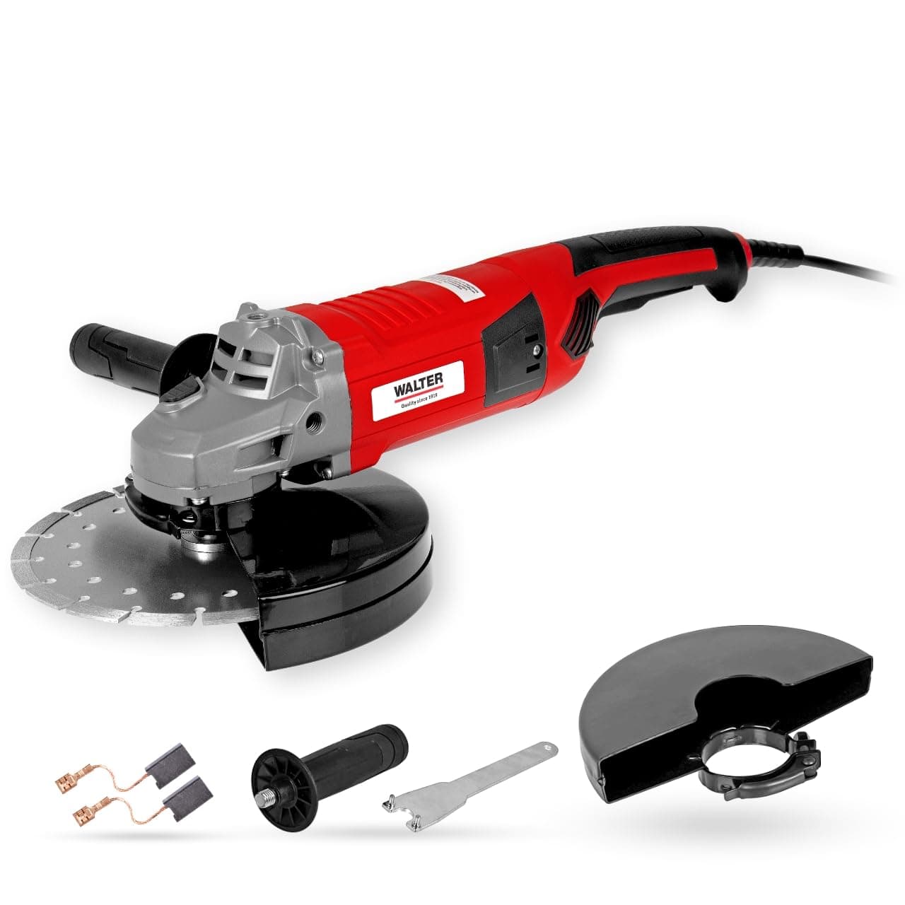 🔧🛠️ WALTER Winkelschleifer 2000 Watt | 230 mm | Polieren, Flexen, Schleifen