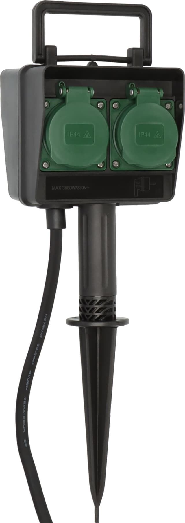 🌿🔌 Brennenstuhl Garten-Steckdose/Außensteckdose 4-Fach mit Erdspieß 🌿🔌