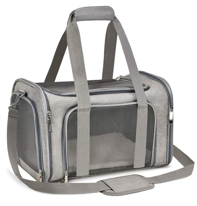 🐱🐶 Qlfyuu Transporttasche für Katze Hund, Faltbare Tragbar Katzentransportbox Hundetransportbox 🐾