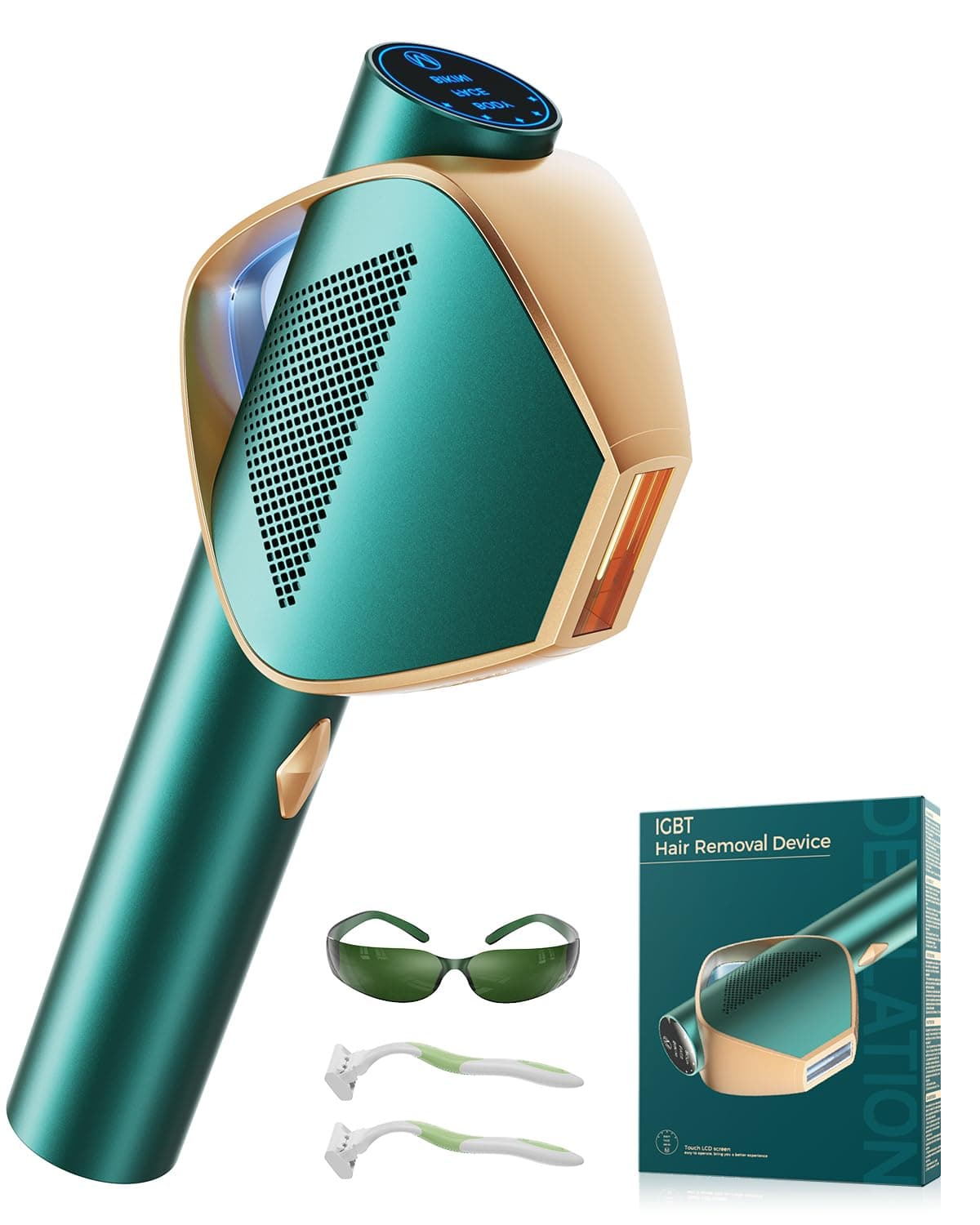 Blissky IPL Geräte Haarentfernung Laser mit IGBT Technologie, Max. 19,8 J, 15 Energiestufen 🌟