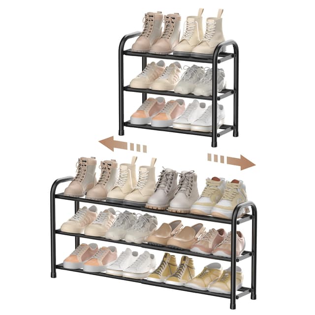 👟🌟 ENJOYBASICS Expandable Schuhregal, Platzsparend und Stilvoll! 🌟👟