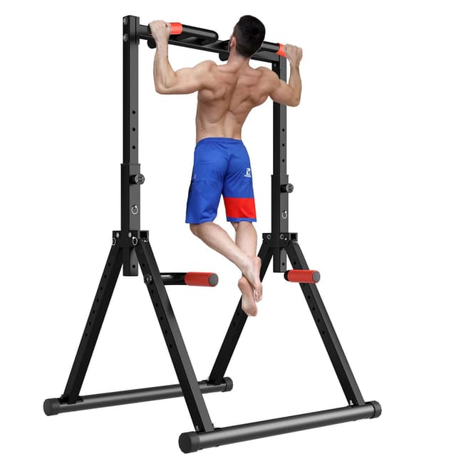 🔥 Super Deal! DOBESTS Faltbar Power Tower Dip Station Klimmzugstange 🏋️