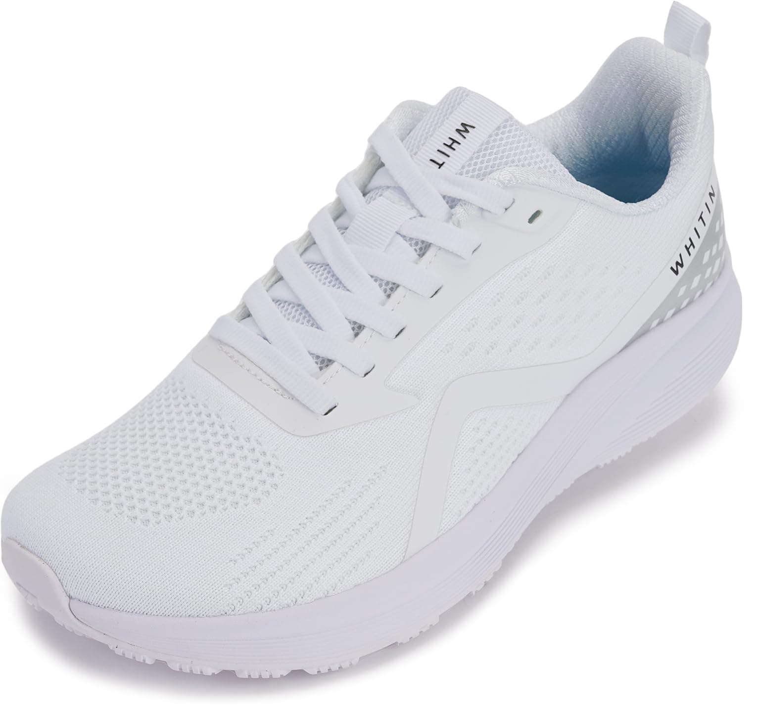 WHITIN Unisex Weite Laufschuhe | Sportschuhe Damen Herren 40 EU | Alle Weiß 👟🏃‍♂️