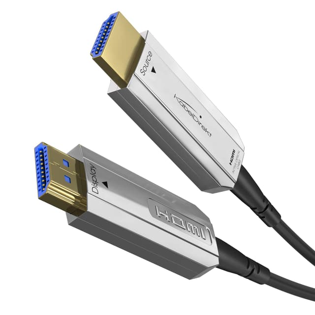 🔌🖥️ KabelDirekt – Optisches 4K HDMI Kabel – 100m (PRO Series) 🎮📺