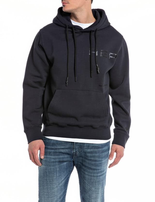 Angebot: Replay Herren Hoodie mit Kapuze XS Deep Navy 715 ❤️👕