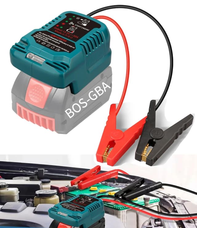 🚗MAKBOS Auto Starthilfe Powerbank Adapter für Bosch GBA18V Akku🔋
