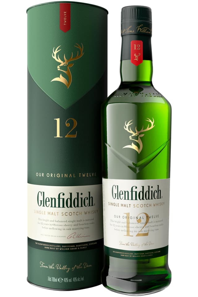 🥃🎁 Glenfiddich 12 Jahre Single Malt Scotch Whisky mit Geschenkverpackung, 70cl 1 x 0.7 l Angebot! 🎉