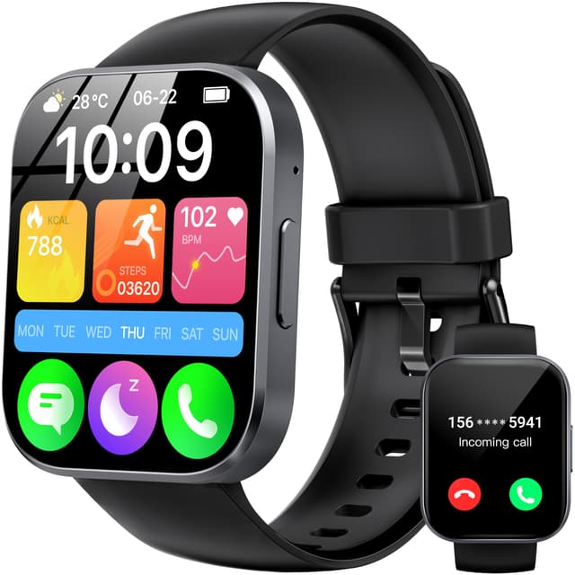 🌟 OUKITEL Smartwatch Herren Damen, 1,91'' HD Touchscreen Smart Watch 🕒📱