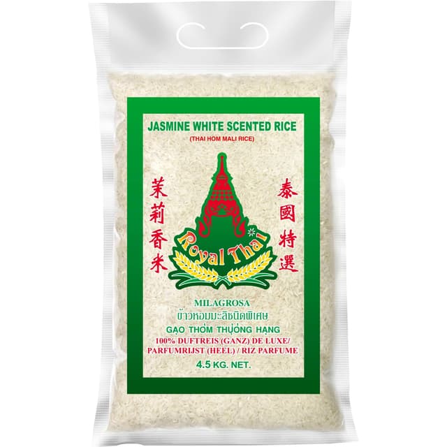 🍚👑 Angebot: ROYAL THAI RICE - Langkorn Jasmin Duftreis - 1 X 4,5 KG! 🛒