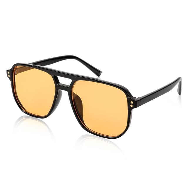FEISEDY Retro Square Sonnenbrille Damen Herren 😎🕶️