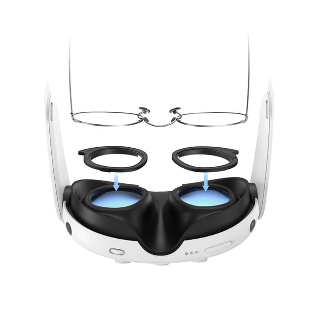 AMVR Linsenschutz für Meta/Oculus Quest 3 Zubehör 🌟 VR Brillengläser Kratzschutz