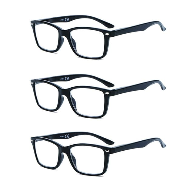 👓 Suertree Lesebrille Feder Scharnier 3 Pack 1.5X BM151 1.5x Dioptrien 3pc Bm151