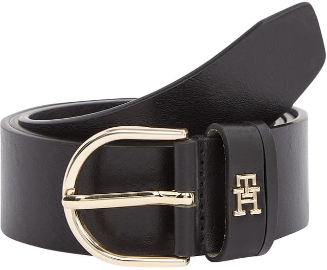 Tommy Hilfiger Damen Verstellbarer Gürtel 95 Black (Black) 🖤👗
