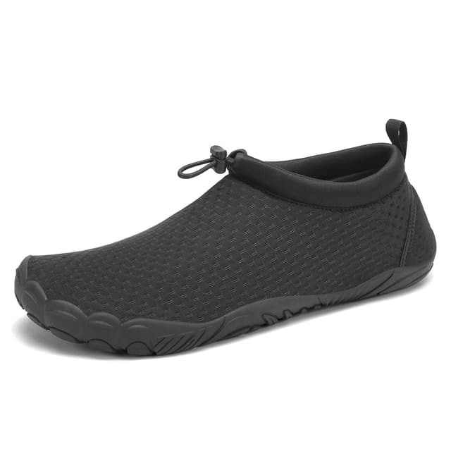 Mishansha Unisex Badeschuhe 🩴 Sommer Schnell Trocknend Schwarz 43 EU