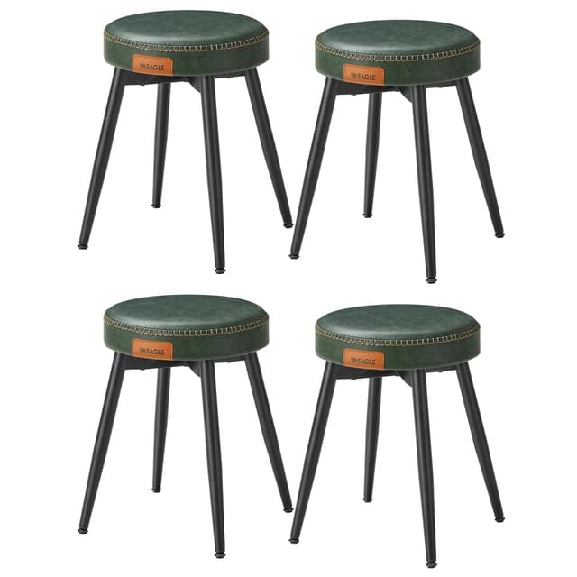 🪑 VASAGLE EKHO Kollektion - Esszimmerstühle, 4er Set, Küchenstühle, Kunstleder, Mid-Century-Modern-Stil 🪑