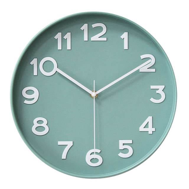 HZDHCLH Funk Wanduhr 30 cm Lautlose Wanduhr ohne Tickgeräusche 🕰️