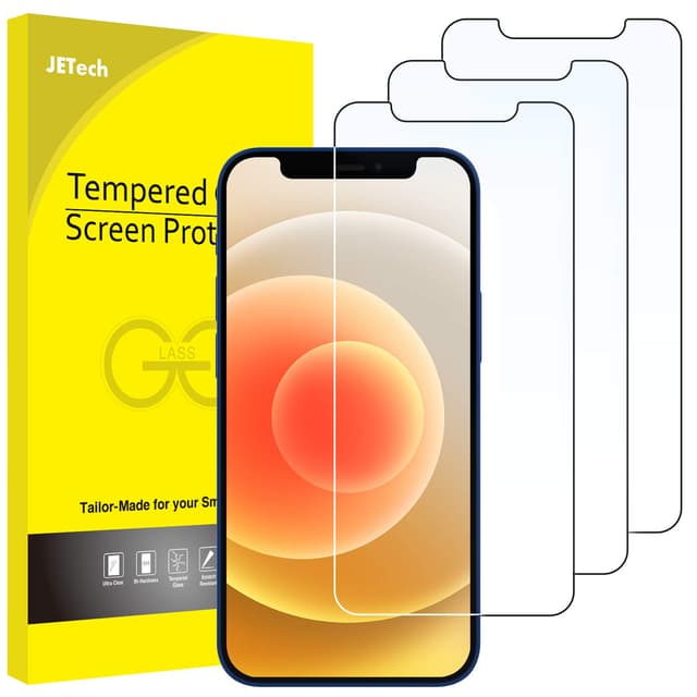 📱 JETech Schutzfolie für iPhone 12/12 Pro 6,1 Zoll, 3 Stück 🛡️